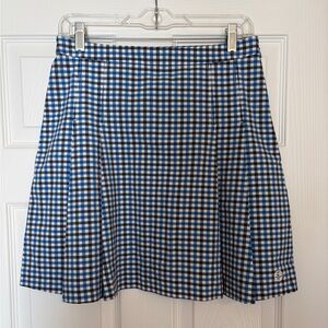 Tory Burch Sport Skirt Size 6 Pleated Plaid Golf Tennis Flirty Preppy F12